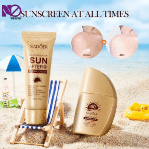 SPF60+ Gold Collagen Mineral Cream Sunscreen