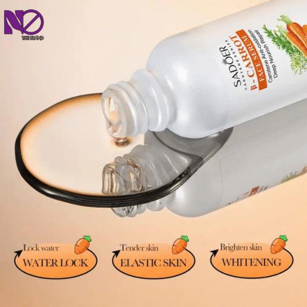 SADOER Natural Organic Carotene Soothing and Repairing Nourishing Moisturizing Facial Serum Skin Care Face Serum Stock Solution - Image 4