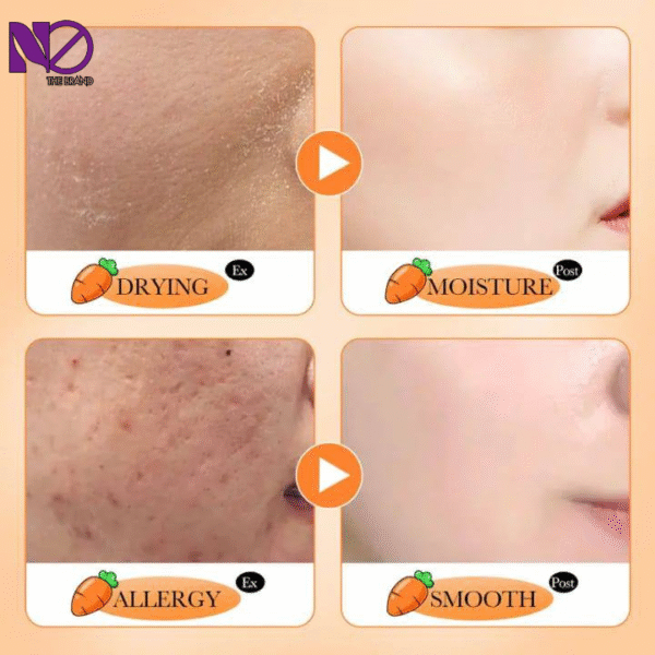 SADOER Natural Organic Carotene Soothing and Repairing Nourishing Moisturizing Facial Serum Skin Care Face Serum Stock Solution - Image 3