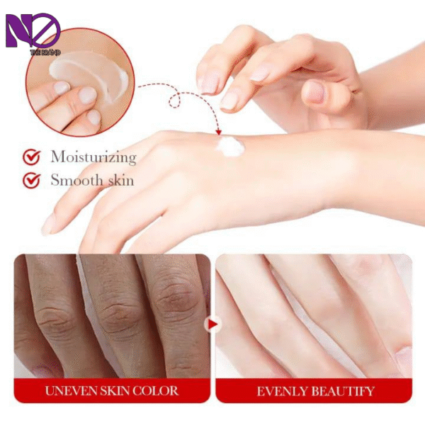 OEM SADOER Private Label Pomegranate Whitening Hand Cream Moisturizes Hydrates and Prevents Dry Cracking - Image 4