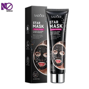 Collagen Charcoal Starry Sky Star Peel off Face Mask for Acne Oil Control Anti-Wrinkle Glittering Clear 100ml