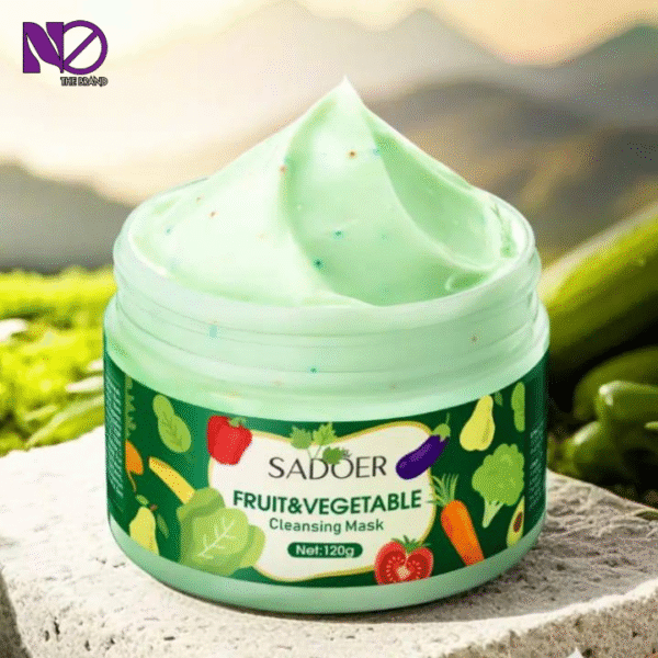 OEM SADOER High Quality Vitamin C Fruit&Vegetable Cleansing Clay Mask - Image 2