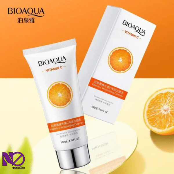BIOAQUA Organic Skin Care Collagen Amino Acid Cleaning Pores Foam Vitamin C Face Wash Facial Cleanser 3 Days Whitening Face Wash - Image 2