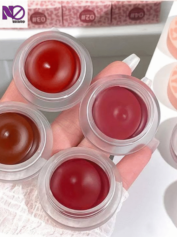 PINKCOCO Dual-Purpose Velvet High-Color Natural Lip Mud Blush Stick Silky Makeup Cream Small Velvet Pink Jar Lip Mud - Image 3
