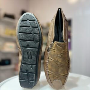 Casual Men's Black Color Household Elevator slippers Genuine Leather Height Increasing Shoes
